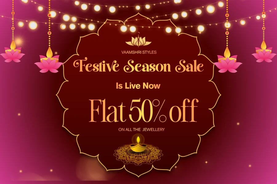 Festive Season Sale: flat 50% off on all the jewellery
