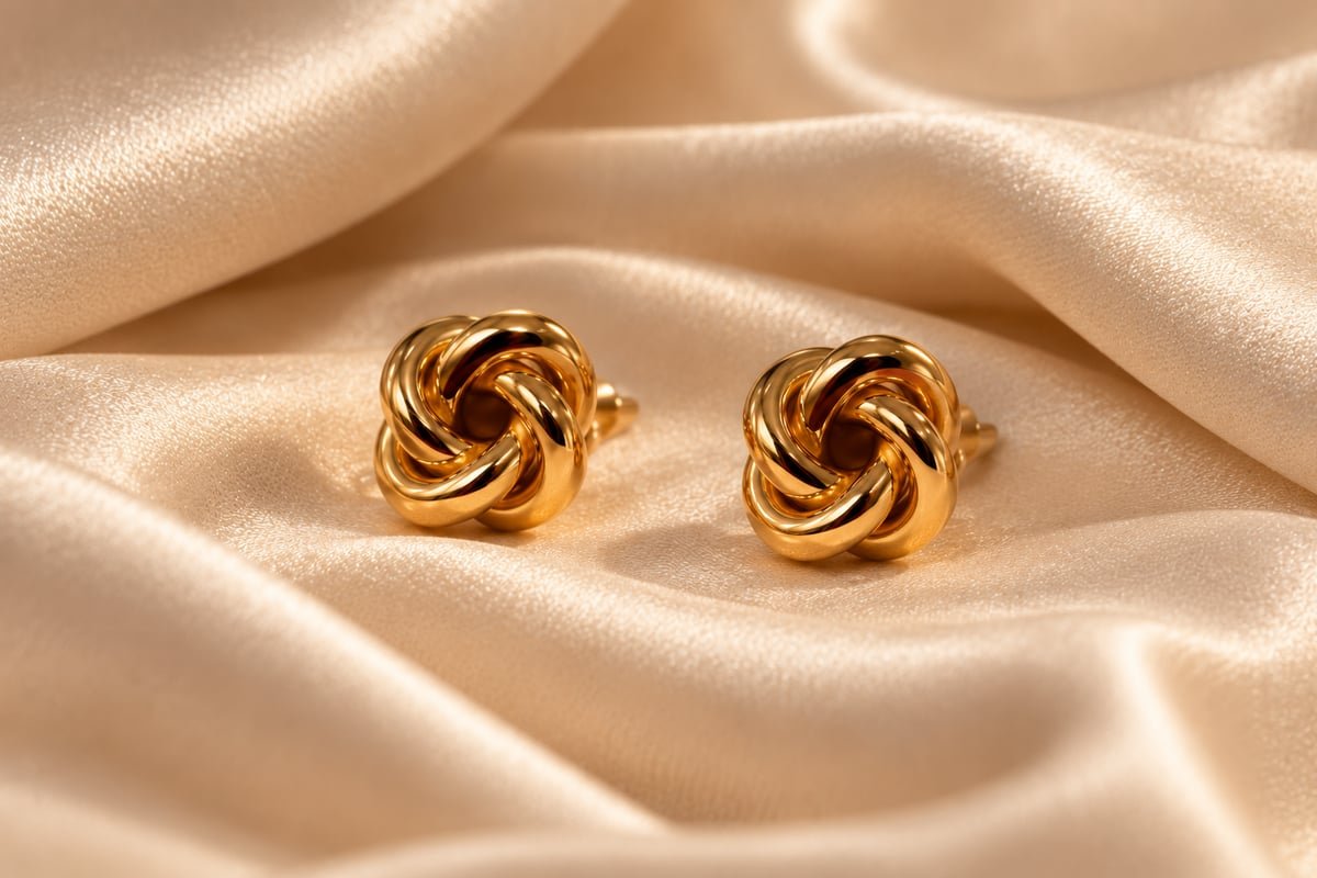 Everyday Knot Stud Earrings
