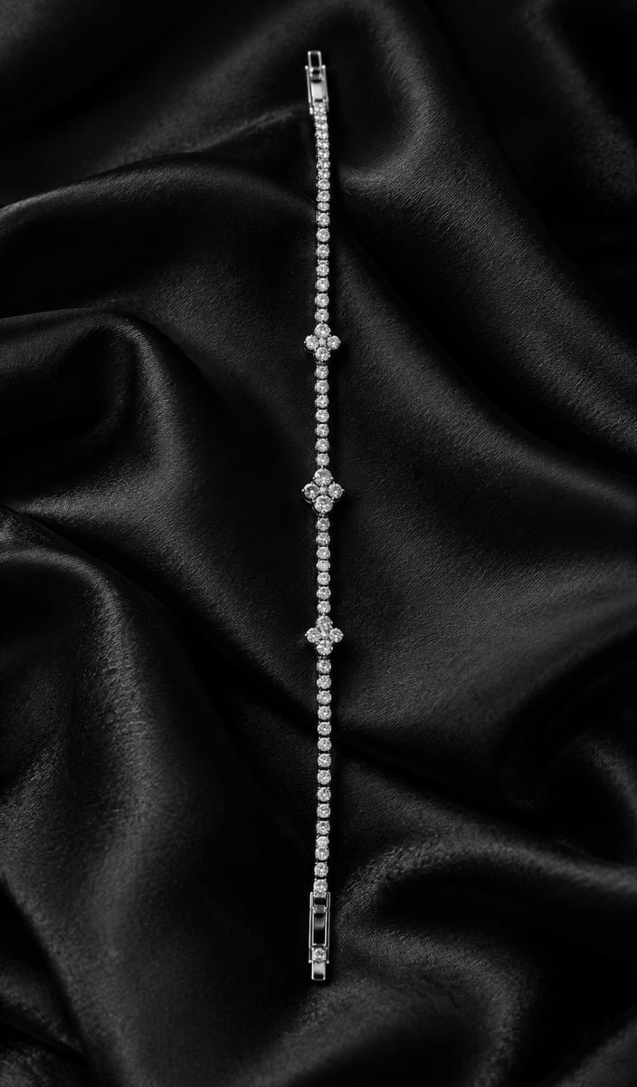 Luna Bloom Tennis Bracelet