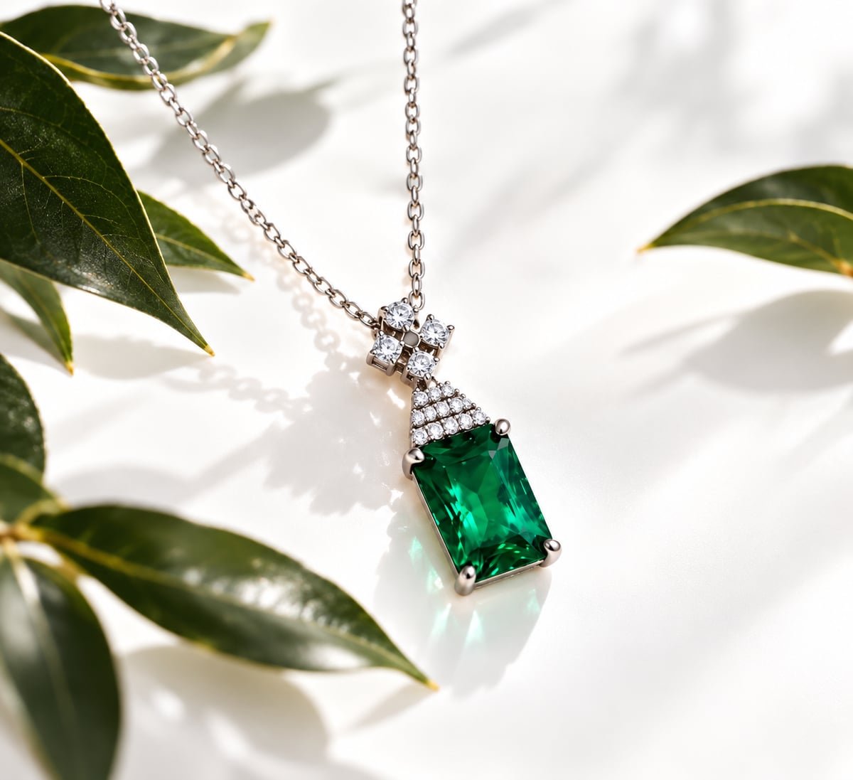 La Feuille Statement Pendant